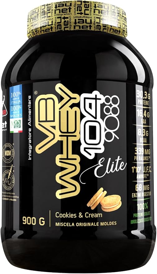 NET - PROTEINE VB WHEY ELITE 104 9088, COOKIES CREAM 900GR